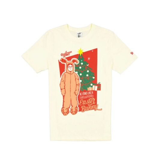 A Christmas Story Easter Bunny Cream T-Shirt New Era Cap adult unisex