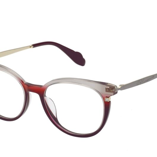 Blumarine VBM170S 0AQ8 Woman Optical frames Acetate Red Pantos