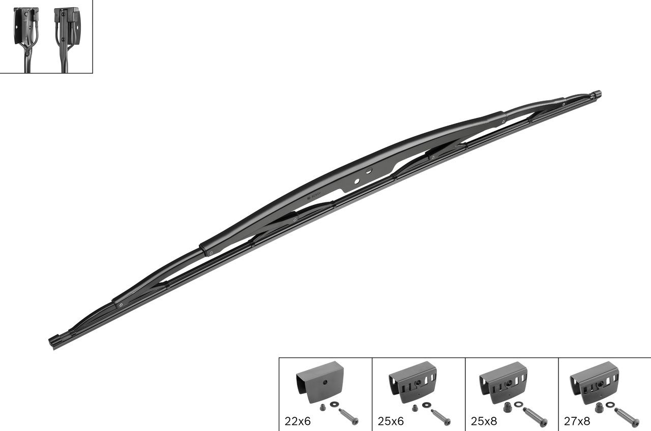 Bosch 3397018199 N100 Wiper Blade For HCV Windscreen Flat