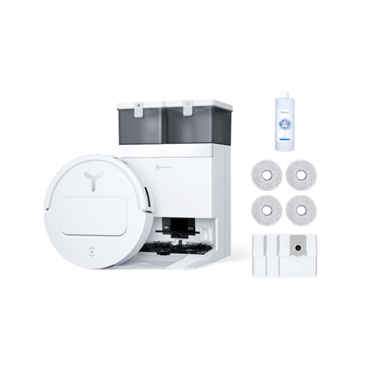 DEEBOT T50 PRO OMNI White Package Robot Vacuum and Mop + Accessories