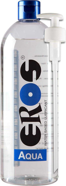 Eros Aqua Water Based Lubricant Bottle With Pump 1000 Ml