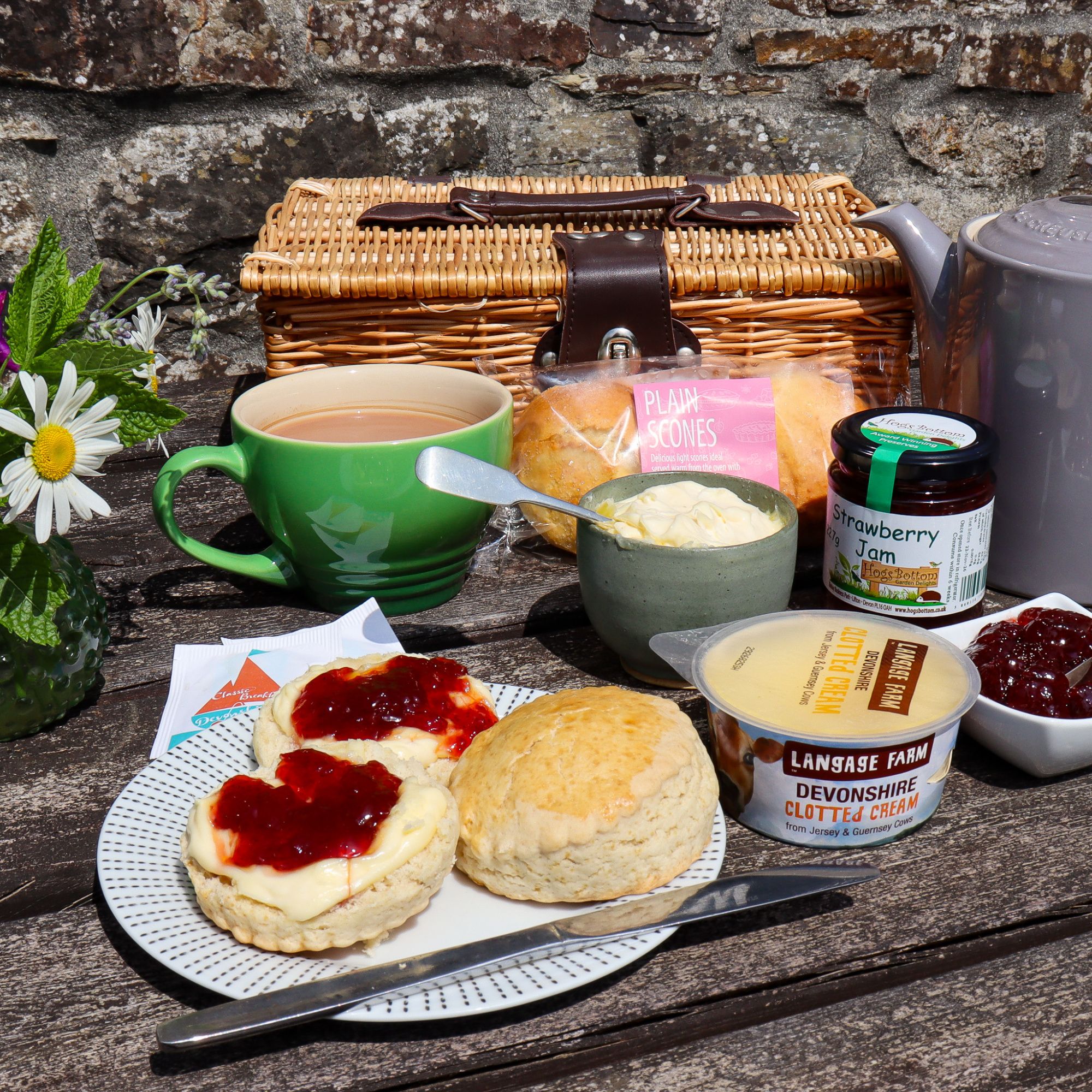 Gluten Free Cream Tea for Two Hamper - Afternoon Tea Delivery - Standard Box