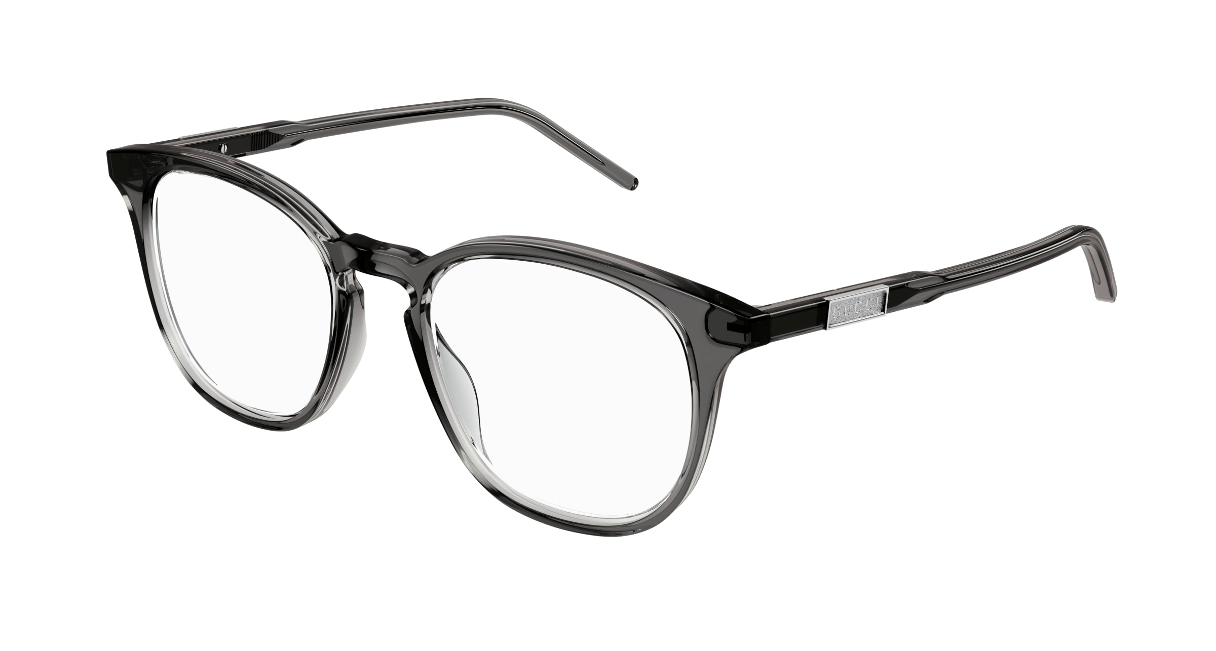 Gucci GG1157O 005 Man Optical frames Acetate Grey Round
