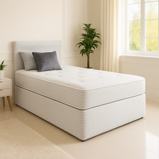 Hilton Hotel Contract 1000 Pocket Sprung 4ft 6in Double Divan Bed