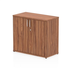 Impulse 600 Desk High Cupboard Walnut - I000122