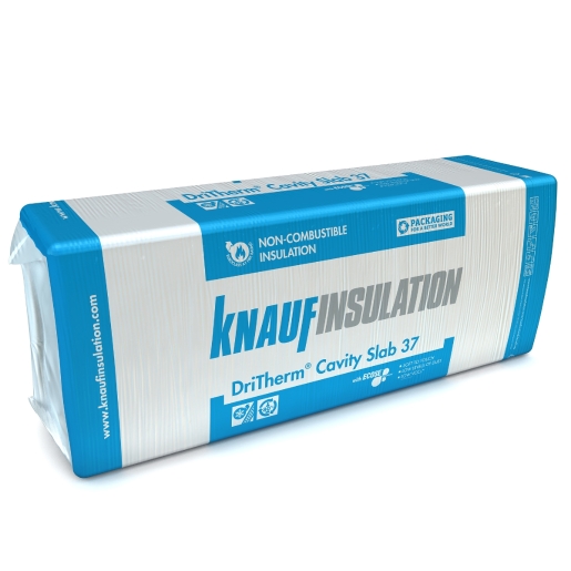 Knauf Insulation DriTherm 37 Cavity Insulation Slab 75mm 1200mm x 455mm