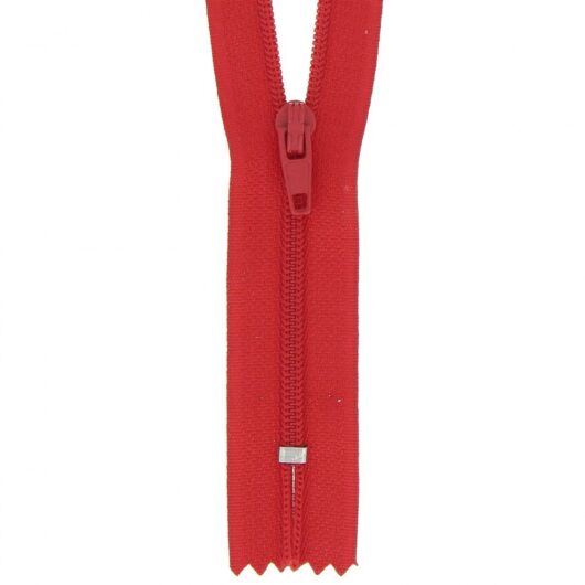 Milward Nylon Dress & Skirt Closed End Zips Red