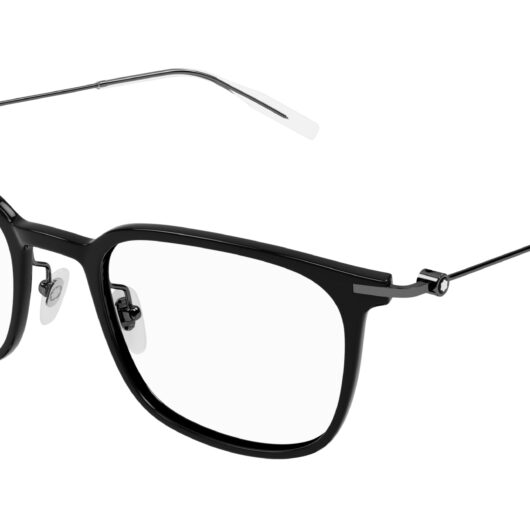 Montblanc MB0100O 005 Man Optical frames Plastic Black Squared