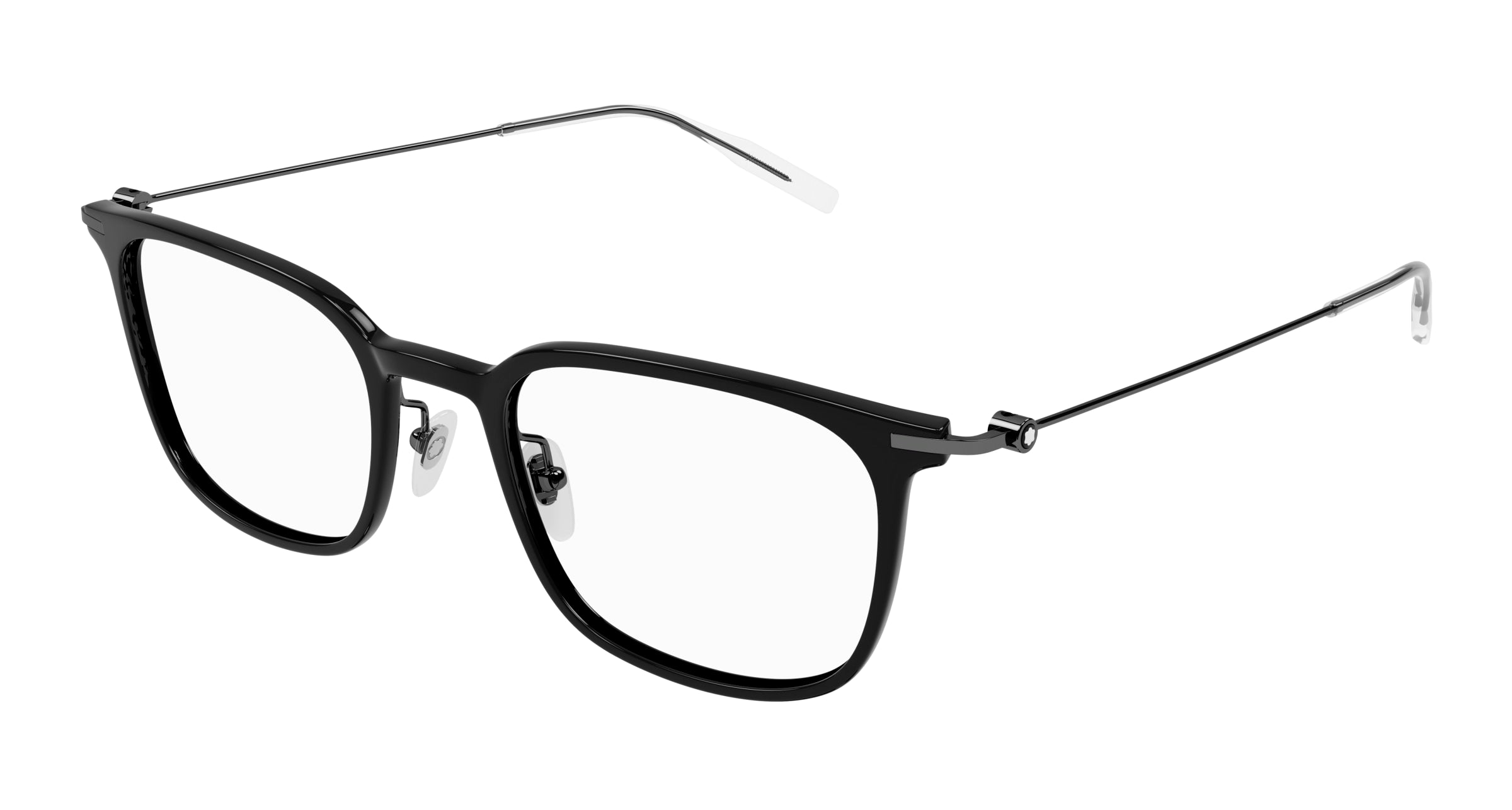 Montblanc MB0100O 005 Man Optical frames Plastic Black Squared