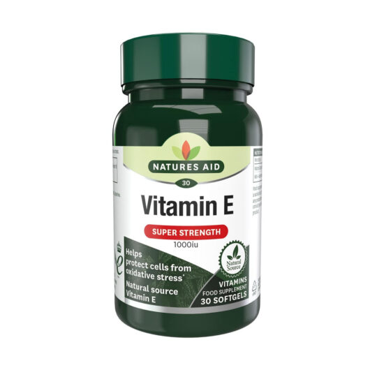 Natures Aid Vitamin E 1000iu Natural Form 30 Softgels