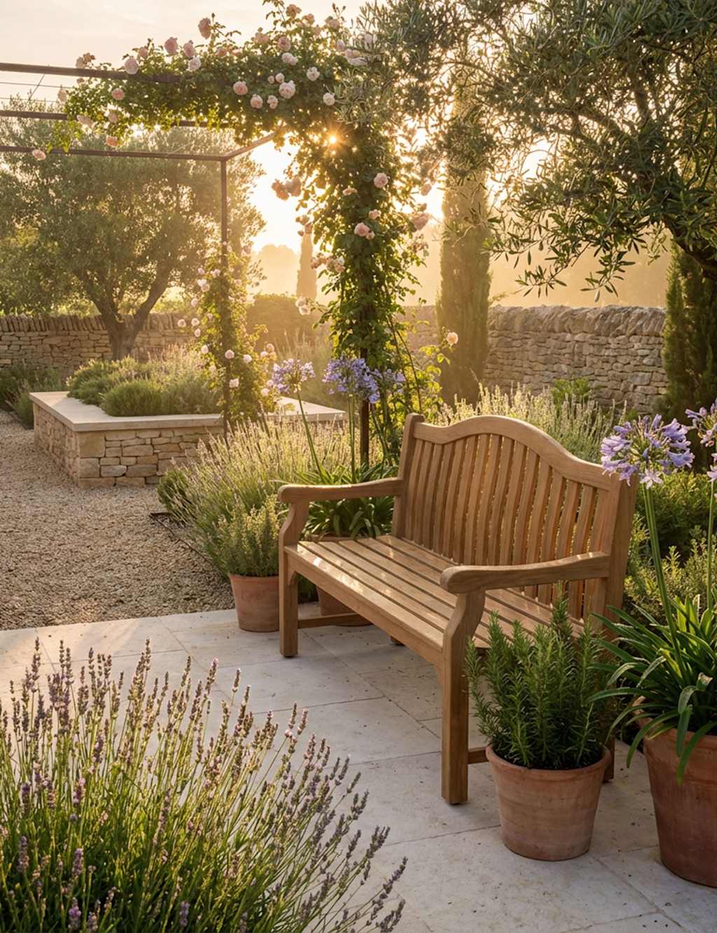 Royalcraft Maria Large 4-Seater Garden Bench Natural