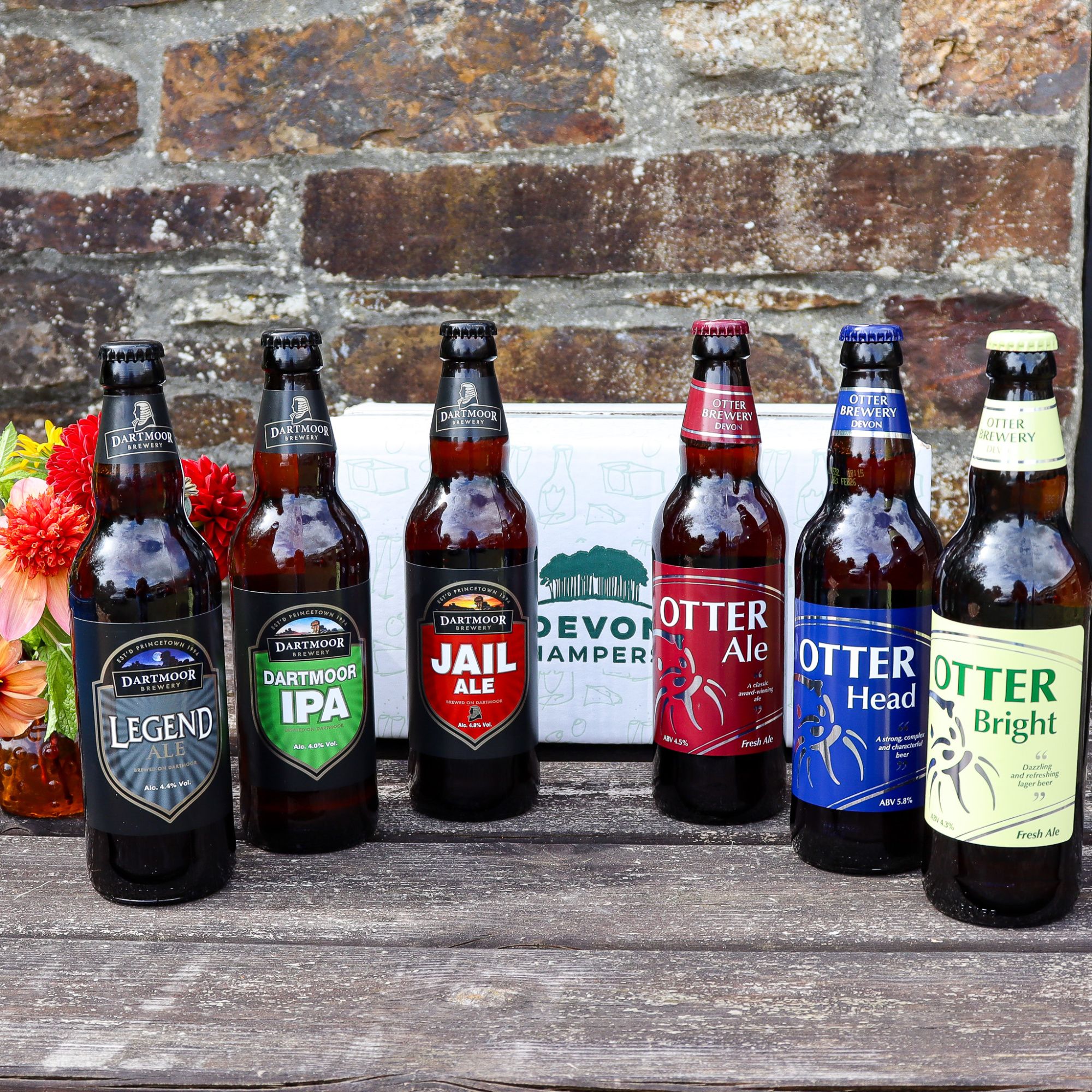 Six Devon Ales Hamper - Standard Box