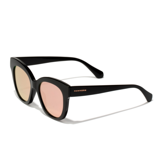 Sunglasses Hawkers Black Rose Gold Audrey