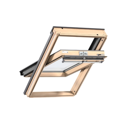 VELUX Centre Pivot Roof Window Lacquered Pine 550mm x 1180mm GGL CK06 3070