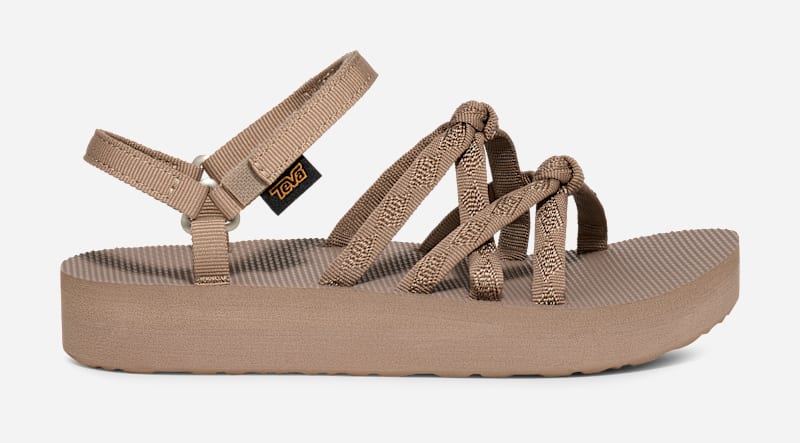 Women's TEVA Midform Kena Slim Sandals in Dune, Size 5